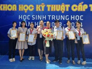 Hai trường học ở huyện được chọn thi Khoa học kỹ thuật cấp quốc gia
