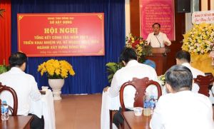 Sở Xây dựng tổ chức hội nghị tổng kết công tác năm 2023