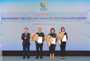 Dong Nai province received the title of model locality in establishing startup ecosystem in 2023