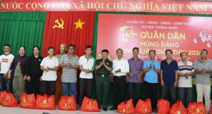 H.Thống Nhất tổ chức Tết quân dân mừng Đảng mừng Xuân Giáp Thìn 2024