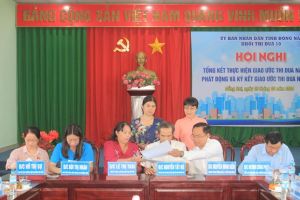 Khối thi đua 10 ký kết giao ước thi đua năm 2024