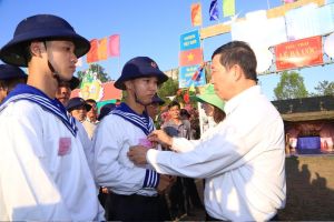 Thanh niên H.Nhơn Trạch tràn đầy khí thế trước ngày lên đường