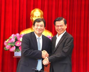 Bí thư Tỉnh ủy Nguyễn Hồng Lĩnh tiếp doanh nghiệp Nhật Bản