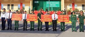 Huyện Nhơn Trạch hoàn thành 100% chỉ tiêu giao nhận quân năm 2024