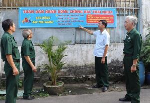 Đảng viên Nguyễn Văn Đức tích cực trong xây dựng khu dân cư kiểu mẫu