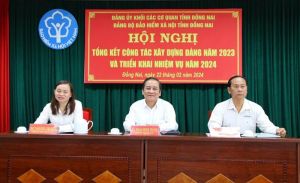 Bảo hiểm xã hội tỉnh tổng kết công tác xây dựng Đảng năm 2023