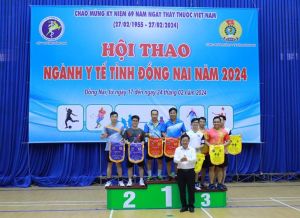 Hơn 1 ngàn cán bộ, nhân viên ngành Y tế tham gia hội thao