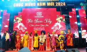 Công nhân vui với Tết Sum vầy 2024