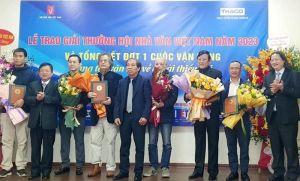 Nhà văn Nguyễn Một (Đồng Nai) được trao Giải thưởng Hội Nhà văn Việt Nam