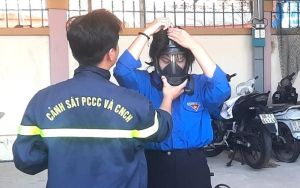 Hơn 200 học sinh THPT tại Nhơn Trạch được tập huấn kỹ năng PCCC và Cứu nạn cứu hộ