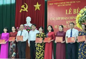 Chú trọng đào tạo cán bộ, công chức