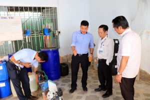 Kiểm tra chất lượng nước sạch sử dụng cho sinh hoạt trên địa bàn tỉnh