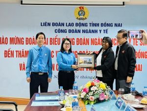 The Singapore’s Healthcare Services Employees' Union comes to know the activities of the Dong Nai Health Services Union