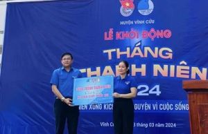Trên 300 đoàn viên thanh niên tham gia lễ ra quân Tháng thanh niên