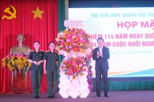 Bộ Chỉ huy quân sự tỉnh đã tổ chức họp mặt kỷ niệm ngày quốc tế phụ nữ 8-3