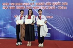 Đồng Nai: 2 dự án của học sinh được trao giải triển vọng tại cuộc thi Khoa học kỹ thuật học sinh trung học cấp quốc gia