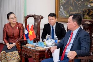 Delegation from the Embassy of Laos visits and works in Dong Nai Province