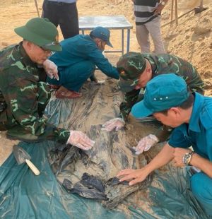 Tìm thấy hài cốt liệt sĩ tại Nhơn Trạch