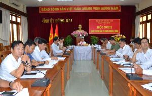 Giao ban công tác tổ chức xây dựng Đảng quý I