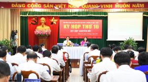 Kỳ họp thứ 16 HĐND tỉnh, khóa X đã thông qua 5 nghị quyết quan trọng