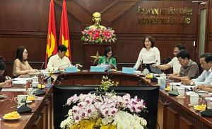 Lãnh đạo tỉnh làm việc với huyện Xuân Lộc về tình hình công nghiệp - thương mại