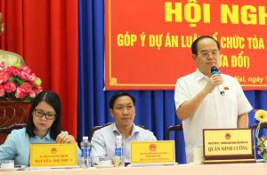 Lấy ý kiến về dự án Luật tổ chức Tòa án nhân dân sửa đổi