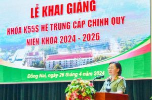 Khai giảng khóa K55S hệ trung cấp chính quy niên khóa 2024-2026