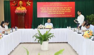 Đoàn đại biểu Quốc hội tỉnh giám sát việc thực hiện chính sách, pháp luật về quản lý, sử dụng đất