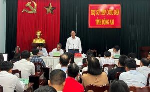 Phó Chủ tịch UBND Võ Văn Phi chủ trì buổi tiếp công dân thuộc dự án  Mega City 2