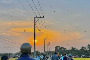 Cảnh báo nguy cơ thả diều làm mất an toàn điện