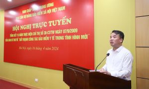 Hội nghị trực tuyến toàn quốc về kết quả thực hiện công tác bảo hiểm y tế trong tình hình mới