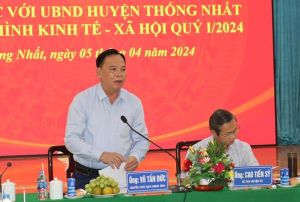 Quý I, kinh tế của huyện Thống Nhất tăng trưởng tốt