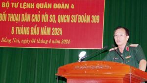 Đối thoại dân chủ với quân nhân Sư đoàn 309