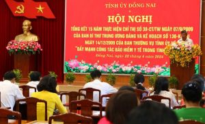 Tỉnh ủy tổ chức hội nghị tổng kết 15 năm thực hiện các Chỉ thị, kế hoạch về công tác bảo hiểm y tế trong tình hình mới