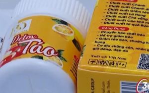 Cục An toàn thực phẩm cảnh báo sản phẩm Detox Táo hỗ trợ giảm cân chứa chất cấm