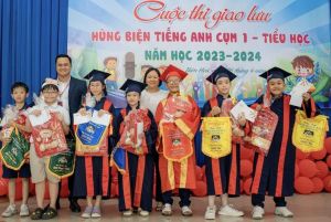 Biên Hòa tổ chức thành công cuộc thi hùng biện Tiếng Anh học sinh tiểu học