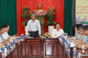 Sở Khoa học và Công nghệ làm việc với UBND huyện Trảng Bom