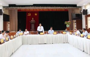 Phó Chủ tịch UBND tỉnh Võ Văn Phi làm việc với huyện Vĩnh Cửu về Đề án Sắp xếp đơn vị hành chính cấp xã