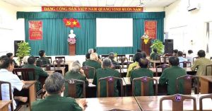 Trên 200 cán bộ, hội viên cựu chiến binh tham gia tập huấn cán bộ và thông tin thời sự