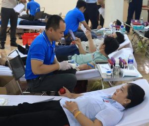 Huyện Nhơn Trạch tiếp nhận thêm 400 đơn vị máu