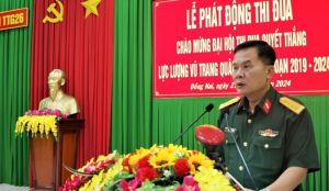 Phát động thi đua cao điểm chào mừng Đại hội Thi đua quyết thắng Quân khu 7