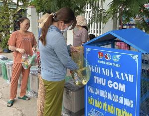 Huyện Nhơn Trạch ra mắt mô hình “Phân loại chất thải rắn có khả năng tái sử dụng và tái chế tại nguồn”