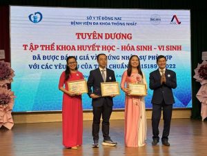 Bệnh viện công lập đầu tiên của Đồng Nai nhận Chứng chỉ công nhận hệ thống quản lý ISO 15189:2022