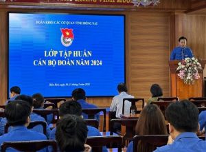 Đoàn Khối các cơ quan tỉnh tập huấn nâng cao nghiệp vụ cho hơn 100 cán bộ đoàn