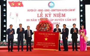 Sau 20 năm thành lập huyện Cẩm Mỹ có giá trị sản xuất công nghiệp, xây dựng tăng 51,5 lần