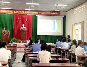 Huyện Vĩnh Cửu tập huấn viết tin bài trên Cổng thông tin điện tử Đảng bộ huyện