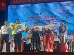 Trường Đại học Lạc Hồng có 2 sinh viên đạt giải Cuộc thi Nhịp cầu Hán ngữ