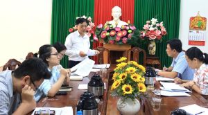 Sở Lao động, Thương binh và Xã hội làm việc với huyện Nhơn Trạch về công tác giảm nghèo