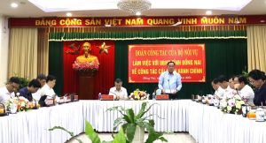 Thứ trưởng Bộ Nội vụ làm việc về cải cách hành chính tại Đồng Nai