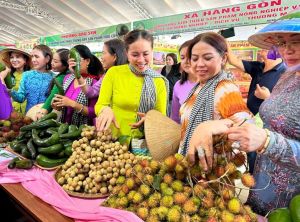 Nhà vườn Long Khánh vào mùa lễ hội trái cây